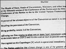 COP15 draft declaration