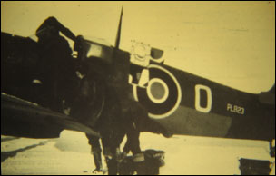 RAF plane with camera