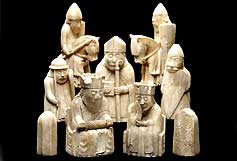 Image: The Lewis chessmen Probably made in Norway, about AD 1150-1200 Found on the Isle of Lewis, Outer Hebrides, Scotland &copy; 2000 The British Museum