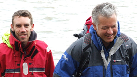 Derek on Flat Holm island