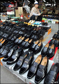 Vendedor ambulante na China