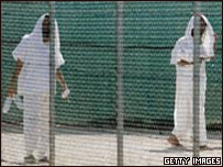 Prisioneiros em Guantánamo