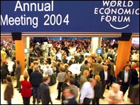 विश्व आर्थिक मंच की बैठक