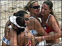 Geórgias e russas entraram abraçadas