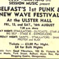 Belfast's first Punk and New Wave festival