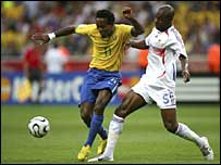 ब्राज़ील बनाम फ्रांस