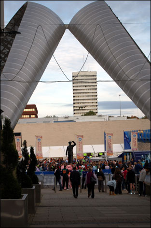 Sunday, 19 October - The start of the 2008 Lady Godiva Half Marathon