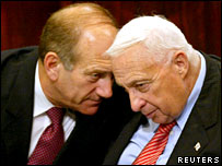 اولمرت و آريل شارون