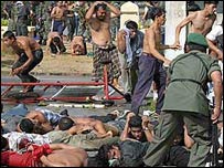 Tayland'da gözaltına alınanlar