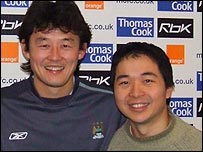 Sun Jihai with Eastern Horizon's David Chow