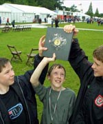 Steffan Roberts, Meilyr Williams ac Elfyn Roberts, Y sgol y Berwyn, Y Bala - cyntaf, Ymgom dan 15 