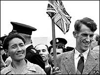 Tenzing Norgay and Sir Edmund Hillary
