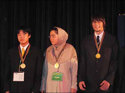 سارا بیگی و سایر برندگان المپیاد شیمی