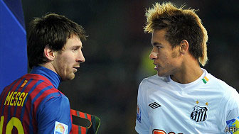 Neymar y Messi