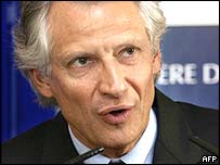 فرانسیسی وزیر داخلہ ڈومینک ویلیپن