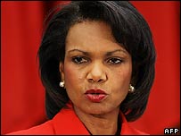 Condoleezza Rice, secretária de Estado dos Estados Unidos