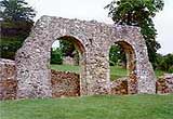 Image of remains of Battle Abbey