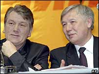 Viktor Juščenko a Jurij Jechanurov
