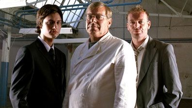 James Hilden, Geoff Dresner and DS Edward Foster