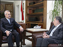 میشل سلیمان، فواد سنیوره