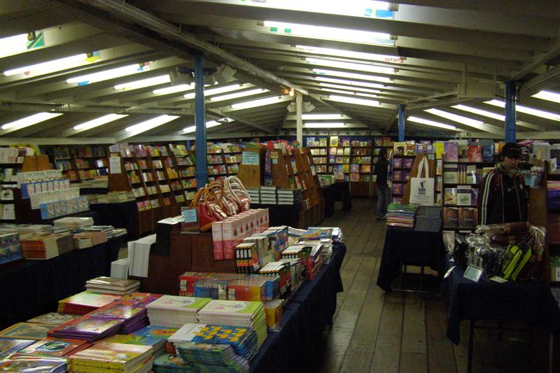Bookshop on the ship