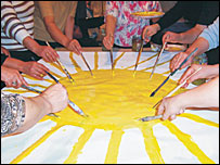 هنر درمانی در مرکز روان درمانی شکنجه شدگان 