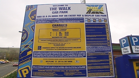 The Walk car park Ebbw Vale