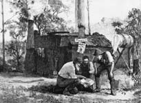 Gold prospectors in Australia (Getty Images/Hulton Archive)