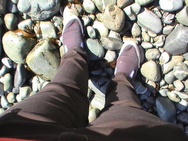 Her feet planted firmly on the ground, but love made her weightless.