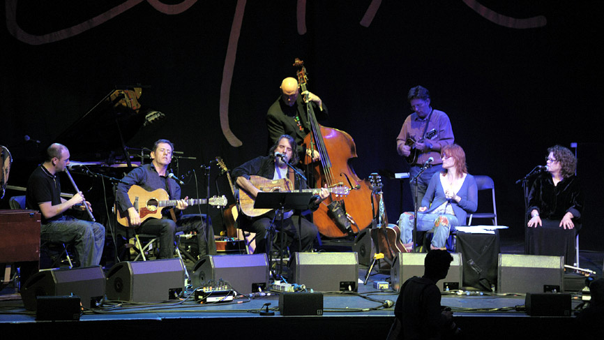 Danny Thompson and Friends live at the Old Fruitmarket. Photo by Louis Decarlo