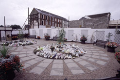 Omagh memorial to the victims of the 1998 bombing