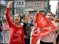 Protestos no Nepal