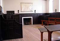 Darlithfa Goronwy Owen yng Ngholeg William & Mary, Virginia.