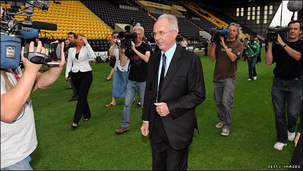 The Mexican media criticised Eriksson's squad selections