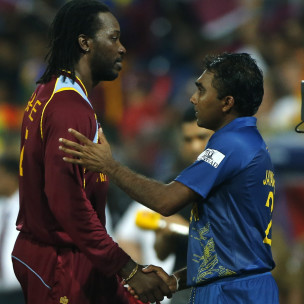 کرس گیل اور مہیلا جے وردھنے