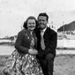 Before they were married - Deirdre's mum and dad, Leonard and Imelda, on the beach circa 1960