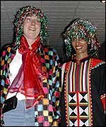 Women in fancy dress