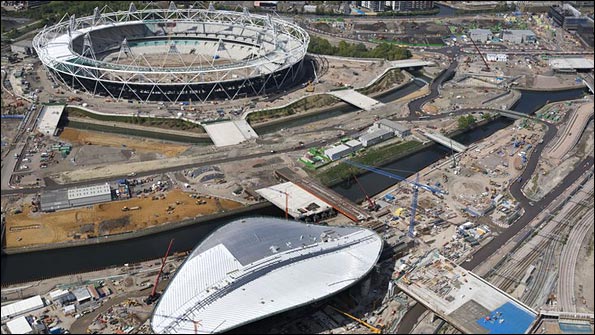 Aerial view of Olympc Park