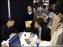 NCUK组织的招聘会