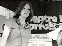 Jane Bennett Powell broadcasts for Radio Sheffield