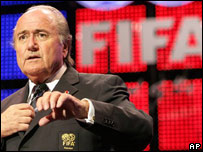 Joseph Blatter, presidente da Fifa