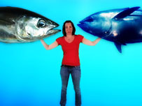 Lucy and tuna - graphic