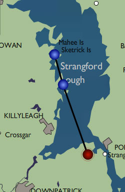 Strangford Lough map