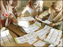  د رايو شمېرنه او د نتايجو اعلان، 