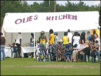 Food at the Caribbean funday
