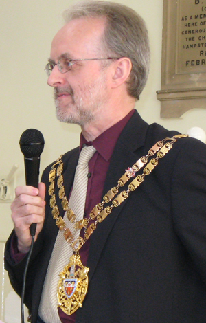 The Speaker of Hackney Councillor Ian Rathbone
