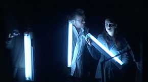 Sam, Mac and Owen in the Bunker