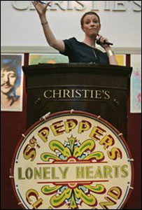 bumbo foi leiloado ontem na Christie's