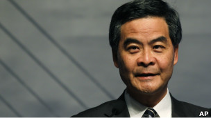 香港行政长官梁振英（6/12/2012）