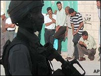 Soldado israelense na Cisjordânia